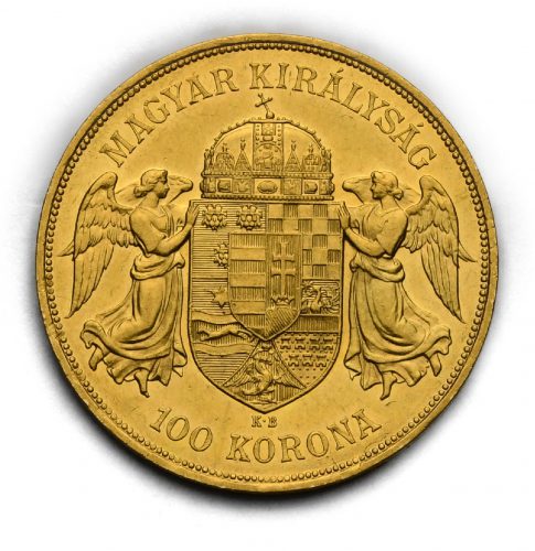 100 Koruna Františka Josefa I. 1908 KB
