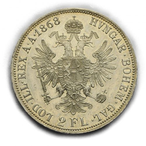 2 Zlatník Františka Josefa I. 1868A