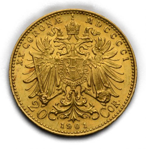 20 Koruna Františka Josefa I. 1901