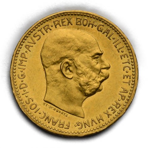 20 Koruna Františka Josefa I. 1910