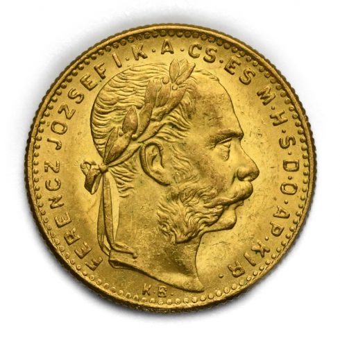 8 Zlatník Františka Josefa I. 1891 KB – Se znakem Fiume