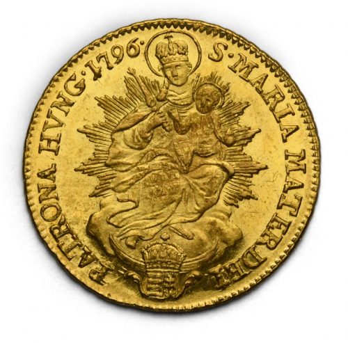 Dukát František II. 1796 KB – Stojící panovník