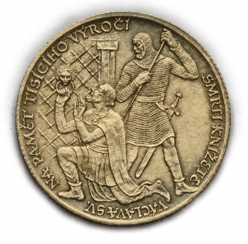Stříbrná medaile – 1000. výročí smrti svatého Václava 1929