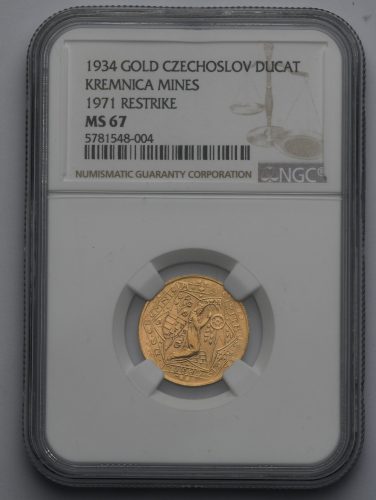 Dukát Oživení kremnického banictva 1934/1971