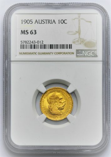 10 Koruna Františka Josefa I. 1905 bz