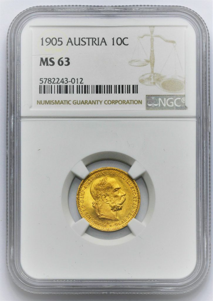 10 Koruna Františka Josefa I. 1905 bz