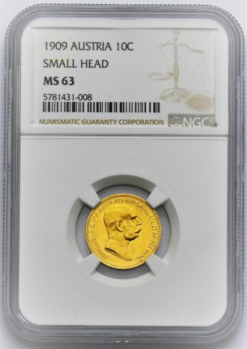 10 Koruna Františka Josefa I. 1909 Marschall