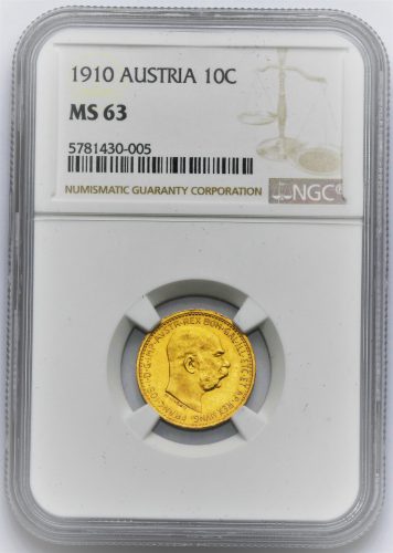 10 Koruna Františka Josefa I. 1910 Schwartz