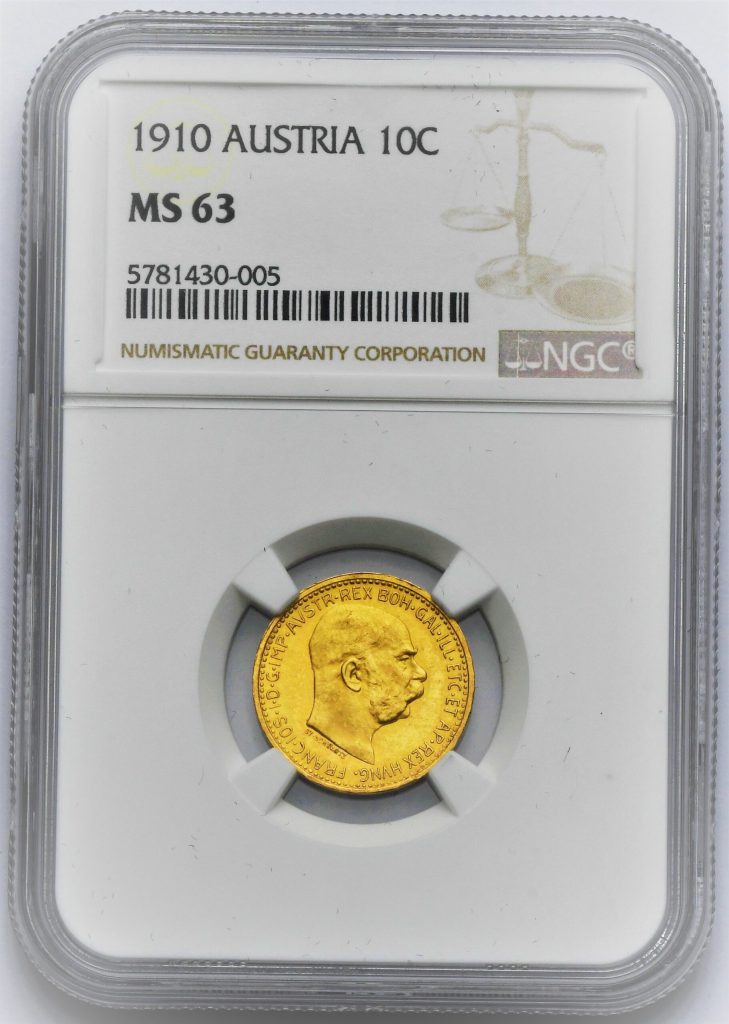 10 Koruna Františka Josefa I. 1910 Schwartz