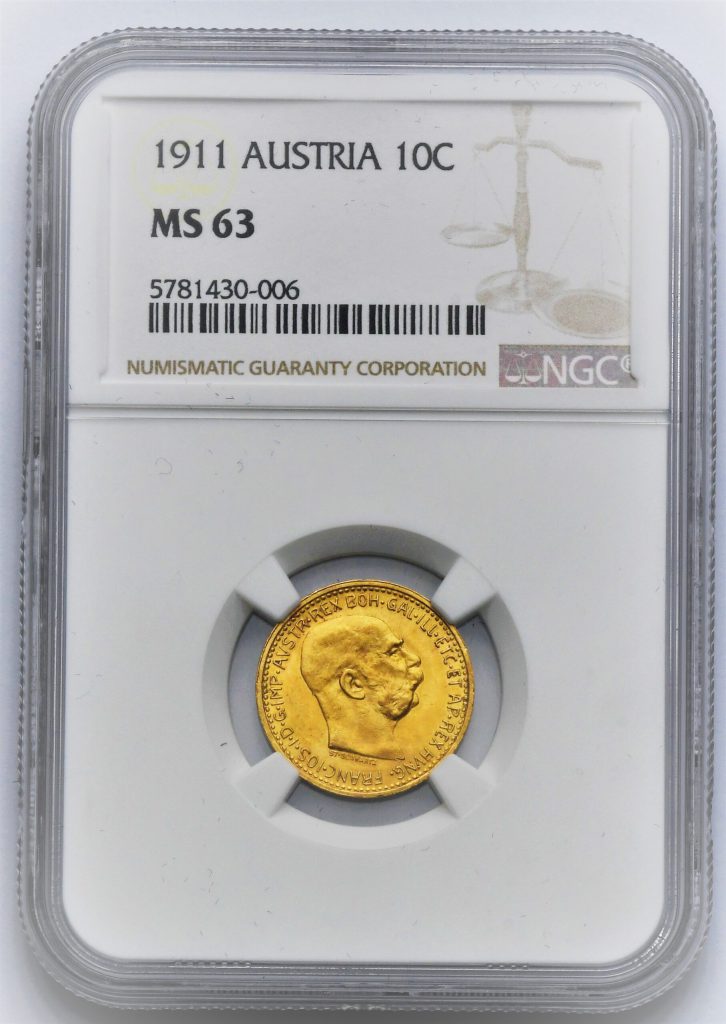 10 Koruna Františka Josefa I. 1911 Schwartz