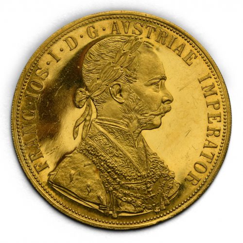 4 Dukát Františka Josefa I. 1915 – Původní ražba
