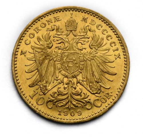 10 Koruna Františka Josefa I. 1909 Schwartz
