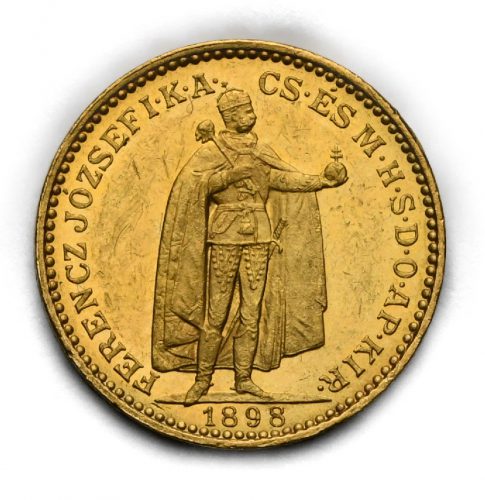 20 Koruna Františka Josefa I. 1898 KB