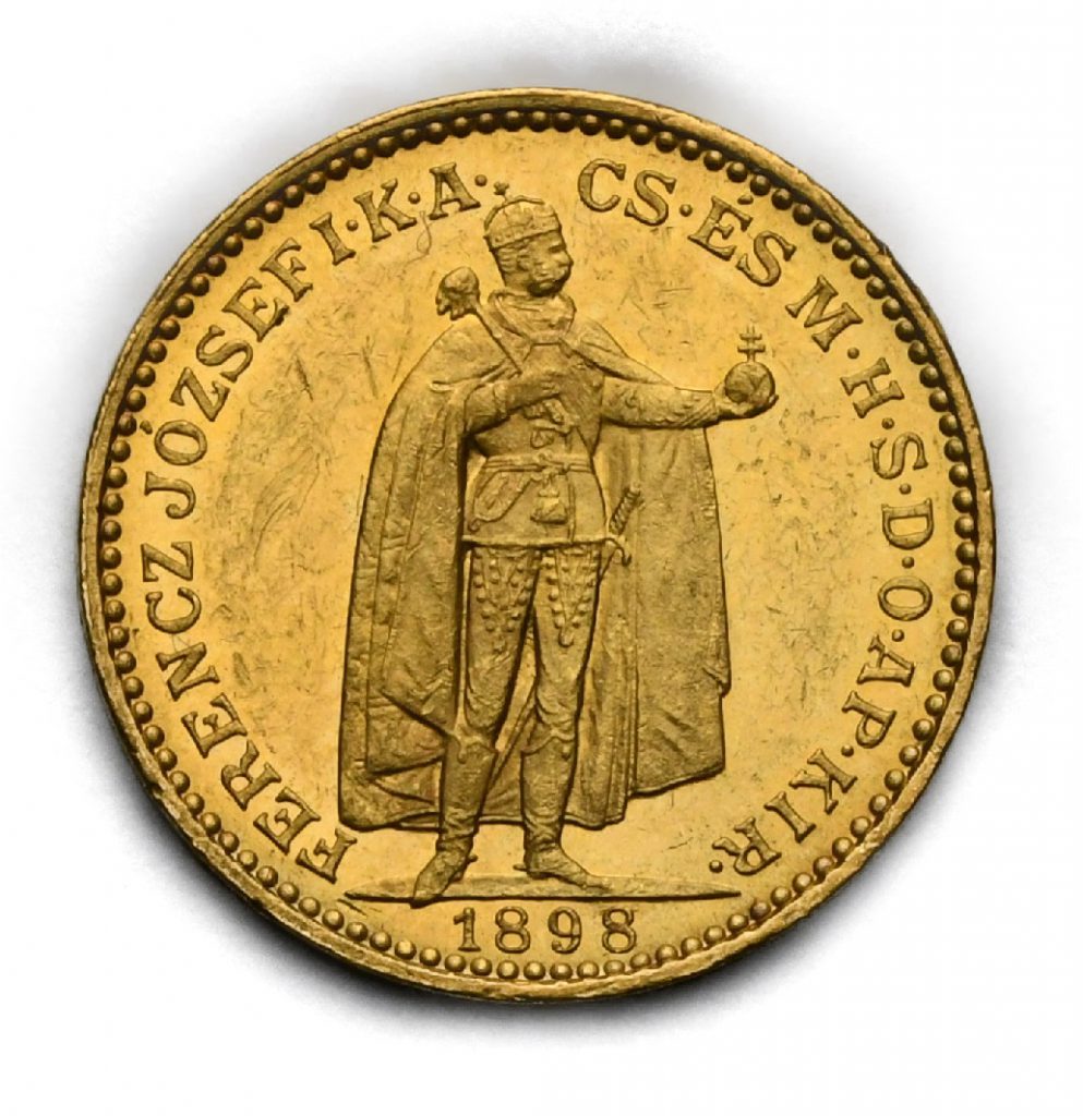 20 Koruna Františka Josefa I. 1898 KB