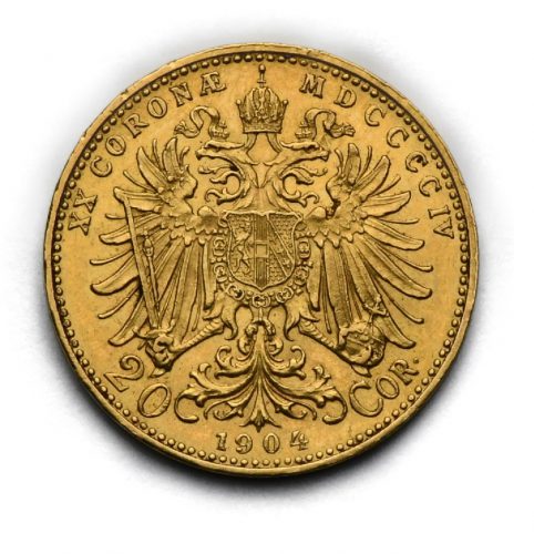 20 Koruna Františka Josefa I. 1904