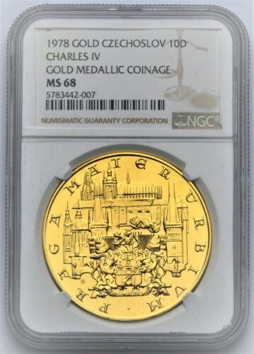 10 Dukát Karel IV. 1978