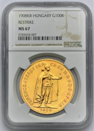 100 Koruna Františka Josefa I. 1908 KB