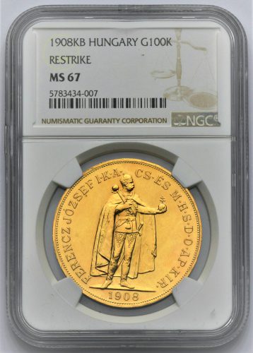 100 Koruna Františka Josefa I. 1908 KB