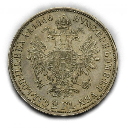 2 Zlatník František Josef I. 1866A