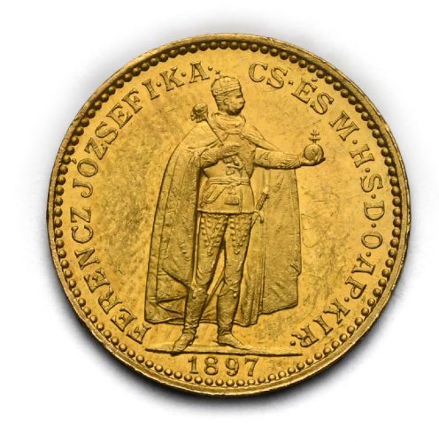 20 Koruna Františka Josefa I. 1897 KB