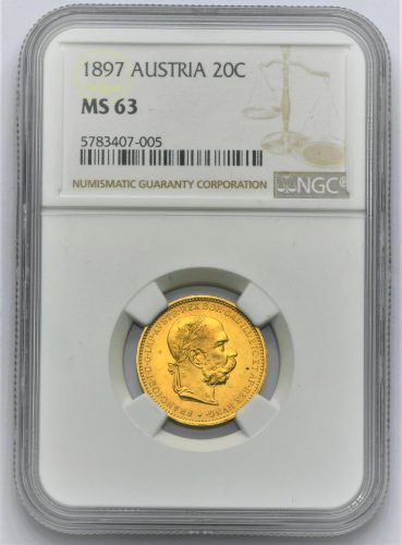 20 Koruna František Josef I. 1897