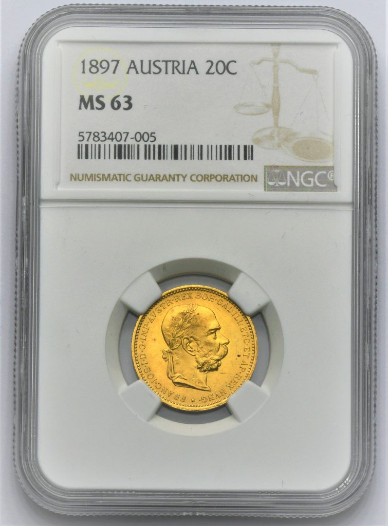 20 Koruna František Josef I. 1897