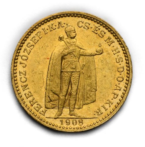 20 Koruna Františka Josefa I. 1908 KB