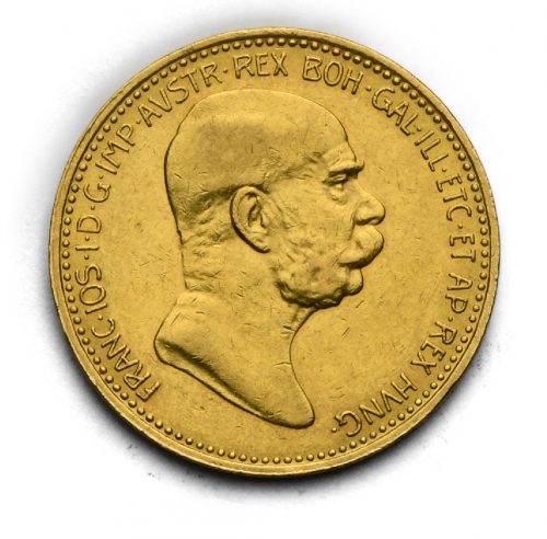 20 Koruna Františka Josefa I. 1909 Marschall