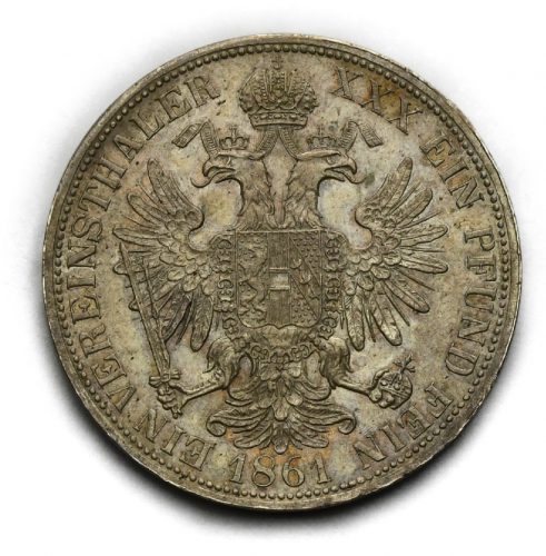 Spolkový Tolar František Josef I. 1861 V