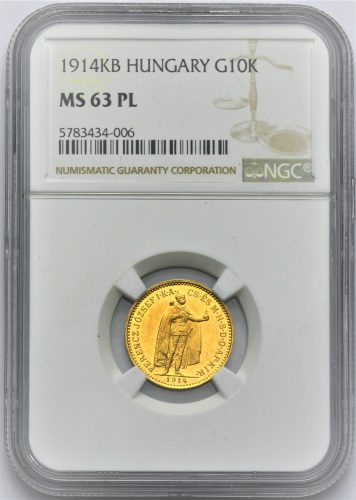 10 Koruna František Josef I. 1914 KB