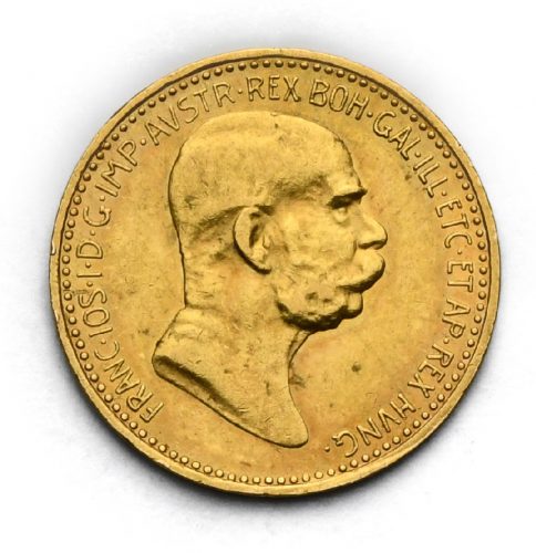 10 Koruna 1908 – 60. Výročí Vlády Františka Josefa I.