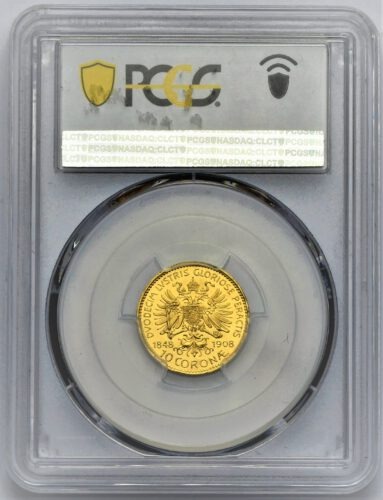 10 Koruna František Josef I. 1908 – 60. Výročí vlády