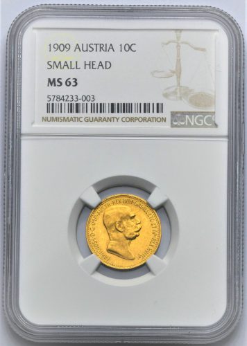 10 Koruna František Josef I. 1909 Marschall