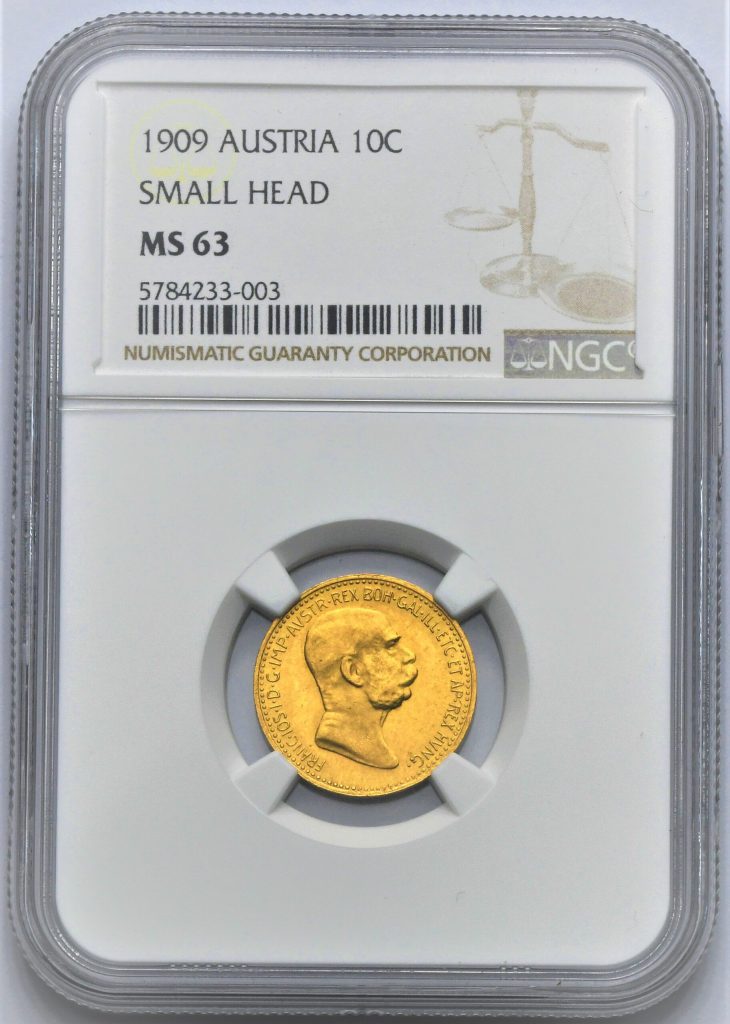 10 Koruna František Josef I. 1909 Marschall