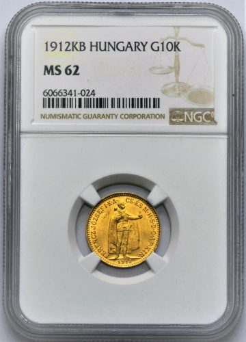10 Koruna Františka Josefa I. 1912 KB