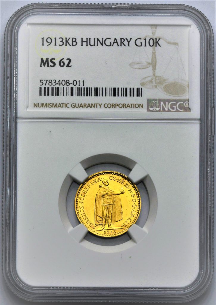 10 Koruna Františka Josefa I. 1913 KB