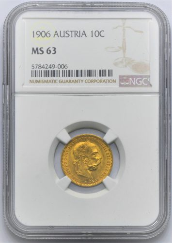 10 Koruna František Josef I. 1906