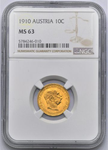 10 Koruna František Josef I. 1910 Schwartz