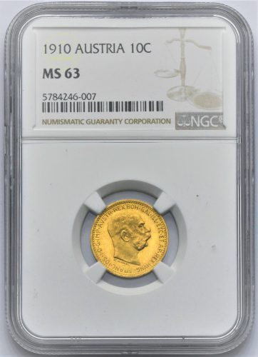10 Koruna František Josef I. 1910 Schwartz