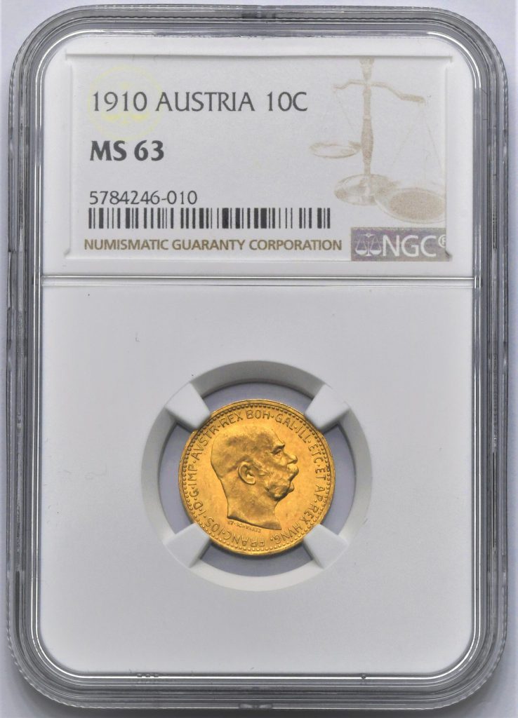 10 Koruna František Josef I. 1910 Schwartz