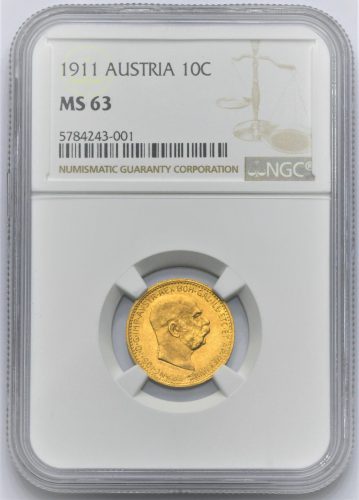 10 Koruna František Josef I. 1911 Schwartz