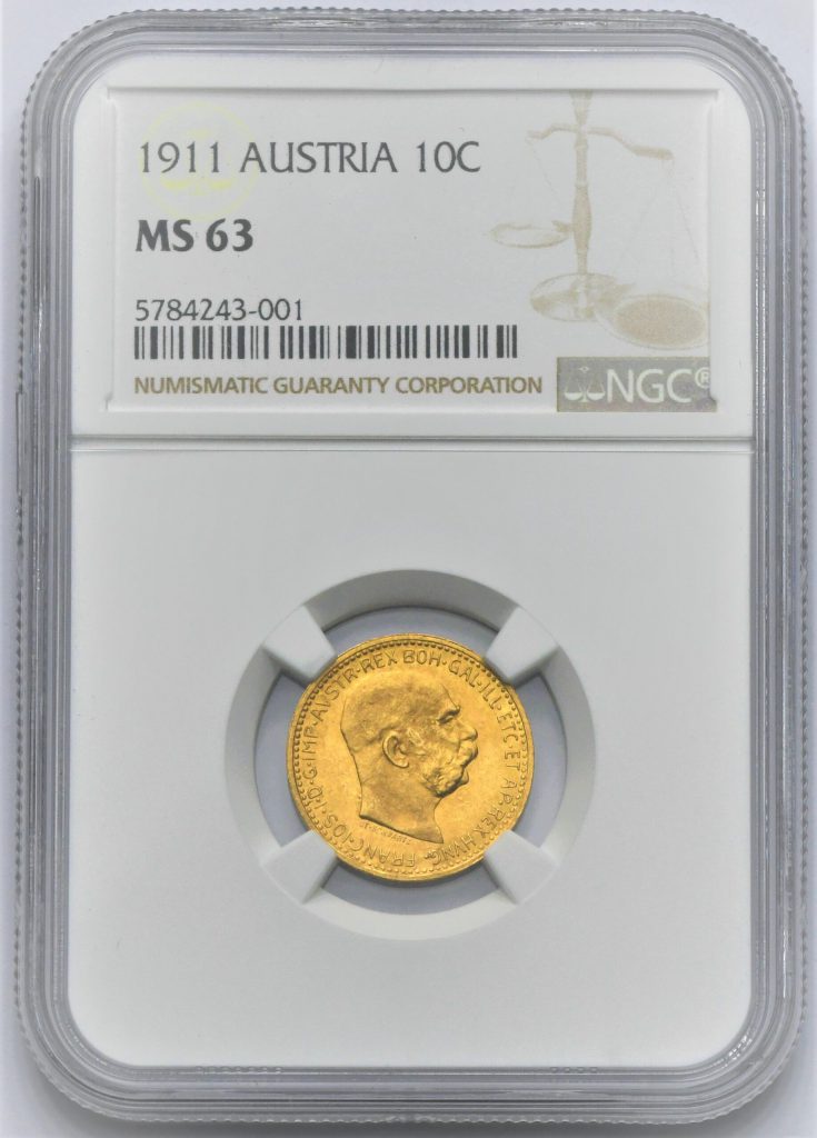 10 Koruna František Josef I. 1911 Schwartz