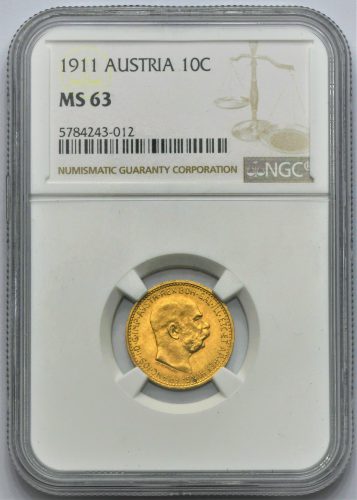 10 Koruna František Josef I. 1911 Schwartz