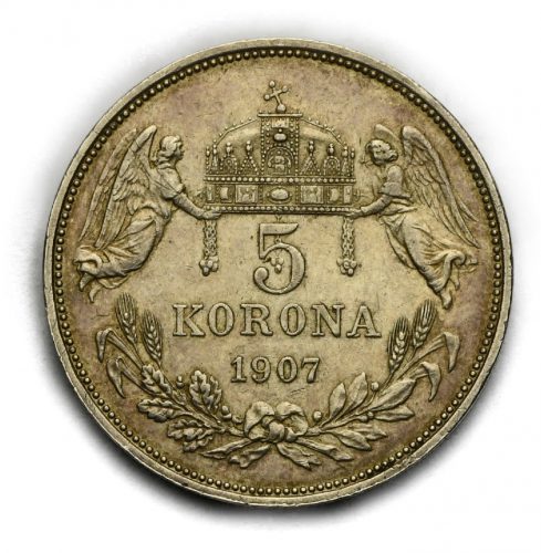 5 Koruna František Josef I. 1907 KB