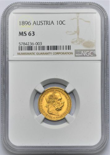 10 Koruna František Josef I. 1896