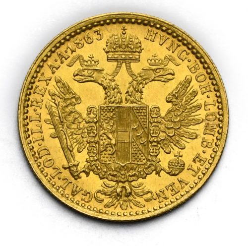Dukát Františka Josefa I. 1863 A