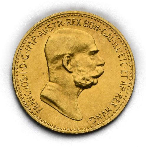 10 Koruna 1908 – 60. Výročí Vlády Františka Josefa I.
