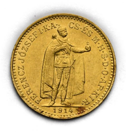 10 Koruna Františka Josefa I. 1914 KB
