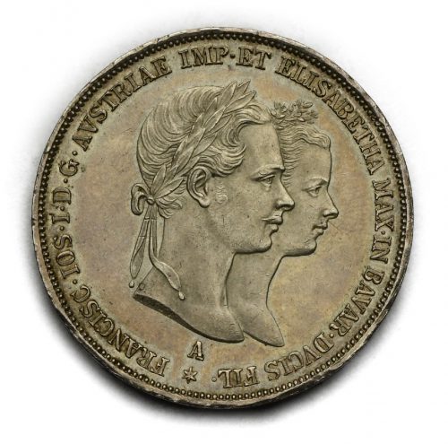Svatební 2 Zlatník František Josef I. 1854 A