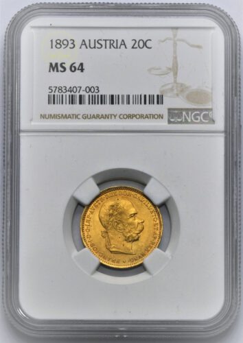 20 Koruna František Josef I. 1893